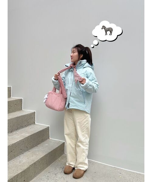 MUSINSA STANDARD WOMAN（ムシンサスタンダードウーマン）の「ウィメンズブーツカットコーデュロイパンツ[クリーム]（その他パンツ・レディース・その他・30/24/25/26/27/28/29）」の9枚目の写真