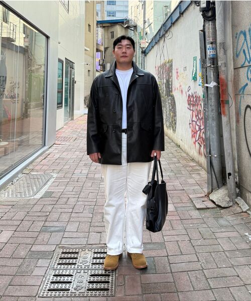 MUSINSA STANDARD（ムシンサスタンダード）の「レギュラーフィットデニムパンツ[ホワイト]（デニムパンツ・メンズ・その他・33/38/42/36/34/32/31/40/30/29）」の12枚目の写真