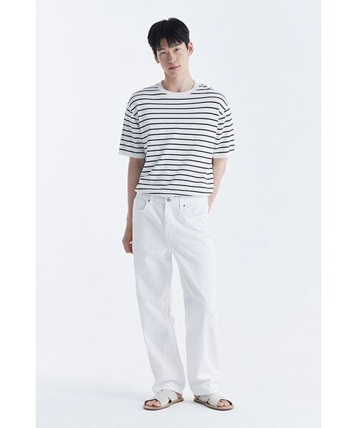 MUSINSA STANDARD（ムシンサスタンダード）の「レギュラーフィットデニムパンツ[ホワイト]（デニムパンツ・メンズ・その他・33/38/42/36/34/32/31/40/30/29）」の19枚目の写真
