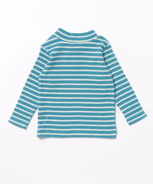 RAGMART(ラグマート)の「ジャガードリブTシャツ(Tシャツ/カットソー・キッズ・グレー/ブラック/ブラック×ホワイト・80cm/90cm/95cm)」の4枚目の写真