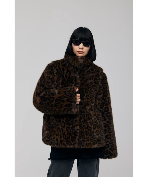 FELICITY(フェリシティ)の「Faux Fur Mini Jacket(その他アウター・レディース・その他9/ベージュ・2)」の10枚目の写真