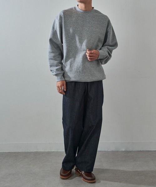 PRO CLUB (プロクラブ)の「【PRO CLUB】Fleece Crew Neck Sweatshirt Comfort 9oz ライトオンス フリース プルオーバースウェット トレーナー オーバーサイズ 裏起毛 P-138 UNTR(スウェット・メンズ・ブラック/チャコールグレー/グレー/ネイビー・M/XL/L)」の20枚目の写真