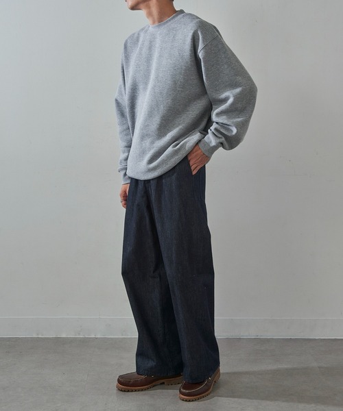 PRO CLUB (プロクラブ)の「【PRO CLUB】Fleece Crew Neck Sweatshirt Comfort 9oz ライトオンス フリース プルオーバースウェット トレーナー オーバーサイズ 裏起毛 P-138 UNTR(スウェット・メンズ・ブラック/チャコールグレー/グレー/ネイビー・M/XL/L)」の21枚目の写真