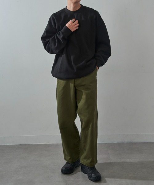 PRO CLUB (プロクラブ)の「【PRO CLUB】Fleece Crew Neck Sweatshirt Comfort 9oz ライトオンス フリース プルオーバースウェット トレーナー オーバーサイズ 裏起毛 P-138 UNTR(スウェット・メンズ・ブラック/チャコールグレー/グレー/ネイビー・M/XL/L)」の8枚目の写真