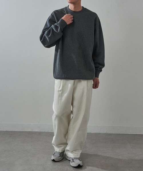 PRO CLUB (プロクラブ)の「【PRO CLUB】Fleece Crew Neck Sweatshirt Comfort 9oz ライトオンス フリース プルオーバースウェット トレーナー オーバーサイズ 裏起毛 P-138 UNTR(スウェット・メンズ・ブラック/チャコールグレー/グレー/ネイビー・M/XL/L)」の13枚目の写真