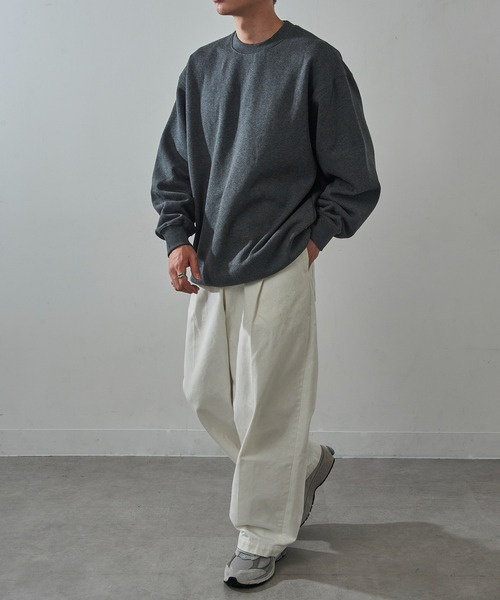 PRO CLUB (プロクラブ)の「【PRO CLUB】Fleece Crew Neck Sweatshirt Comfort 9oz ライトオンス フリース プルオーバースウェット トレーナー オーバーサイズ 裏起毛 P-138 UNTR(スウェット・メンズ・ブラック/チャコールグレー/グレー/ネイビー・M/XL/L)」の14枚目の写真