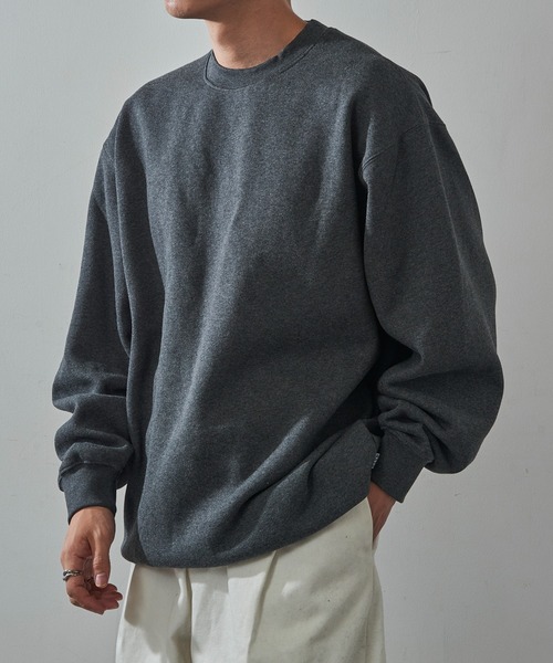 PRO CLUB (プロクラブ)の「【PRO CLUB】Fleece Crew Neck Sweatshirt Comfort 9oz ライトオンス フリース プルオーバースウェット トレーナー オーバーサイズ 裏起毛 P-138 UNTR(スウェット・メンズ・ブラック/チャコールグレー/グレー/ネイビー・M/XL/L)」の12枚目の写真