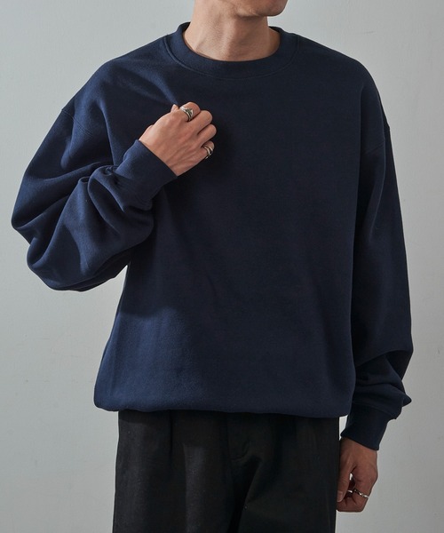 PRO CLUB (プロクラブ)の「【PRO CLUB】Fleece Crew Neck Sweatshirt Comfort 9oz ライトオンス フリース プルオーバースウェット トレーナー オーバーサイズ 裏起毛 P-138 UNTR(スウェット・メンズ・ブラック/チャコールグレー/グレー/ネイビー・M/XL/L)」の22枚目の写真
