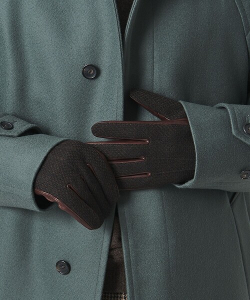 UNITED ARROWS（ユナイテッドアローズ）の「ブラウン コンビ グローブ（手袋・メンズ・ダークブラウン・8/8h）」の7枚目の写真
