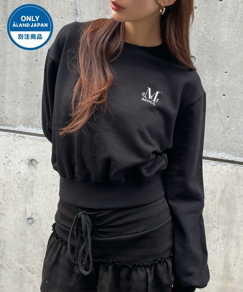 セール】日本ALAND限定【UNISEX】MUCENT／SEOULロゴプルオーバー