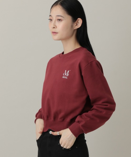 MUCENT(ムセント)の「日本ALAND限定【UNISEX】MUCENT/SEOULロゴプルオーバー(スウェット・レディース・ブラック/ボルドー/グレー・LARGE/SMALL)」の10枚目の写真