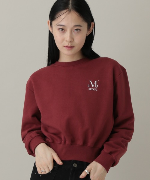 MUCENT(ムセント)の「日本ALAND限定【UNISEX】MUCENT/SEOULロゴプルオーバー(スウェット・レディース・ブラック/ボルドー/グレー・LARGE/SMALL)」の8枚目の写真