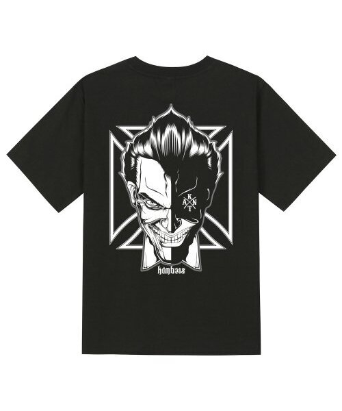KAN6312(カン6312)の「KTB0113 ジョーカー 半袖Tシャツ - ブラック(Tシャツ/カットソー・メンズ・その他・SMALL/MEDIUM/LARGE)」の1枚目の写真