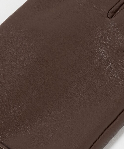 BEAUTY&YOUTH UNITED ARROWS(ビューティーアンドユースユナイテッドアローズ)の「レザー×スエード コンビ リボン グローブ(手袋・レディース・ダークブラウン/ダークグレー/ナチュラル・FREE)」の9枚目の写真