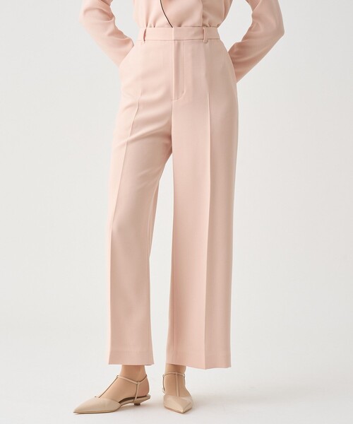 ANAYI（アナイ）の「【Eternal Line 2026】ストレッチクロスイージーワイドパンツ（その他パンツ・レディース・ブルー/ピンクベージュ/ネイビー・36/38）」の3枚目の写真