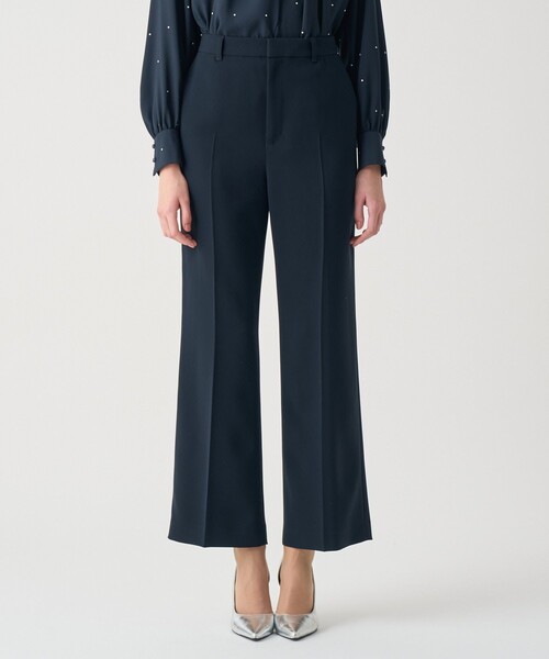 ANAYI（アナイ）の「【Eternal Line 2026】ストレッチクロスイージーワイドパンツ（その他パンツ・レディース・ブルー/ピンクベージュ/ネイビー・36/38）」の4枚目の写真