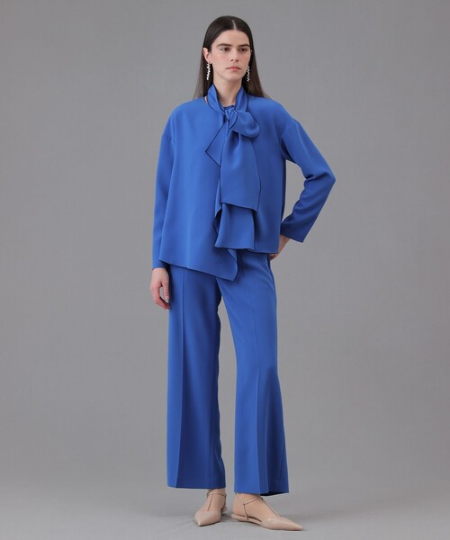 ANAYI（アナイ）の「【Eternal Line 2026】ストレッチクロスイージーワイドパンツ（その他パンツ・レディース・ブルー/ピンクベージュ/ネイビー・36/38）」の17枚目の写真