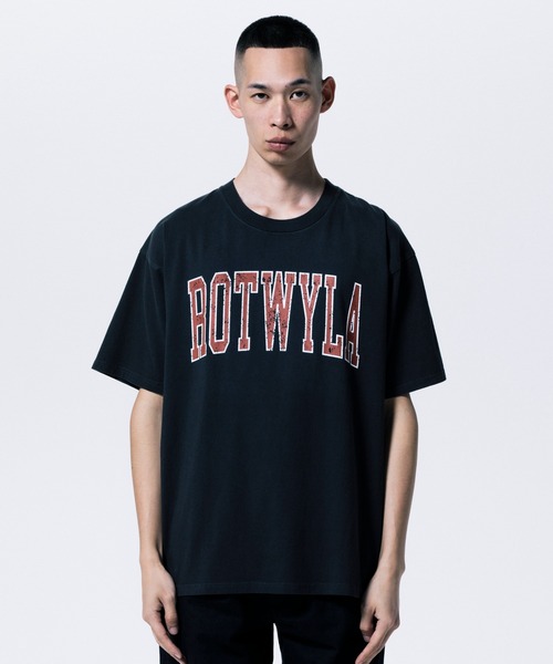 ROTTWEILER（ロットワイラー）の「ROT TEE（Tシャツ/カットソー・メンズ・バーガンディー/パープル・S/M/L/XL）」の2枚目の写真