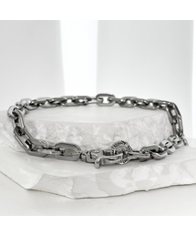 BLESSED BULLET（ブレスドブレッド）の「GL_ ラウンドボックスチェーンリンクネックレス 12mm（ネックレス）」