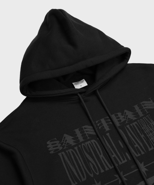 セール】SPインダストリアルフードパーカー ブラック（パーカー