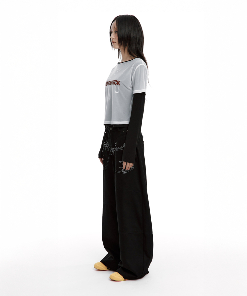 ROUGHNECK(ラフネック)の「バックフレアカーブパンツ ブラック(その他パンツ・レディース・その他・SMALL/MEDIUM)」の18枚目の写真