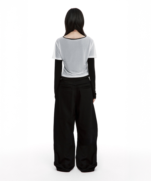 ROUGHNECK(ラフネック)の「バックフレアカーブパンツ ブラック(その他パンツ・レディース・その他・SMALL/MEDIUM)」の17枚目の写真
