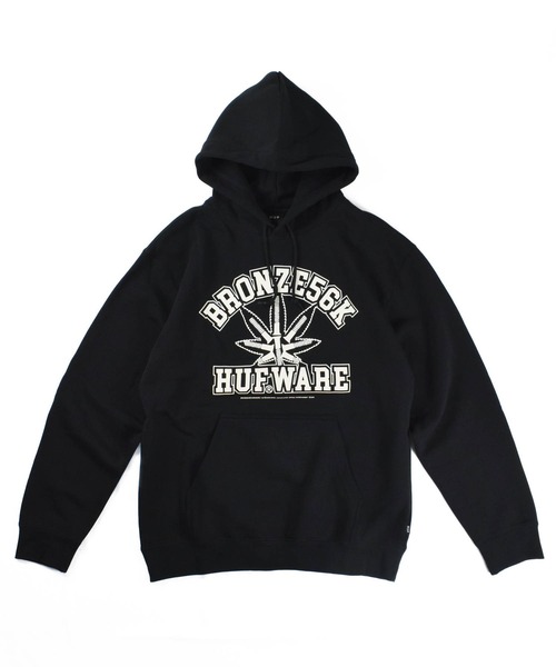 HUF×BRONZE56K HUF X BRONZE PLANTWARE P/O HOODIE PF00745 — худи коллаборация