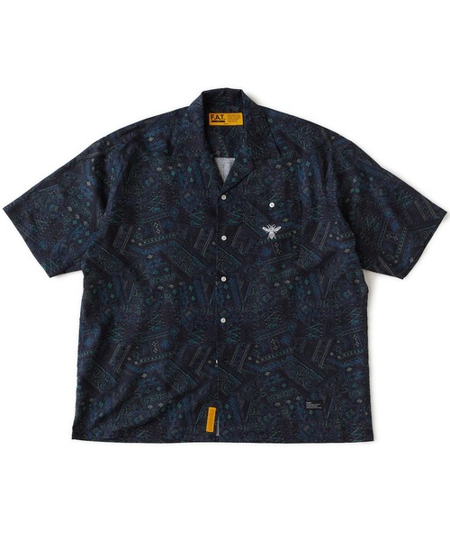 FAT(エフエイティー)の「BEETIK(シャツ/ブラウス・メンズ・ブラウン/ネイビー・JUMBO(XXL)/FAT(XL)/SKINNY(L)/TITCH(M))」の1枚目の写真