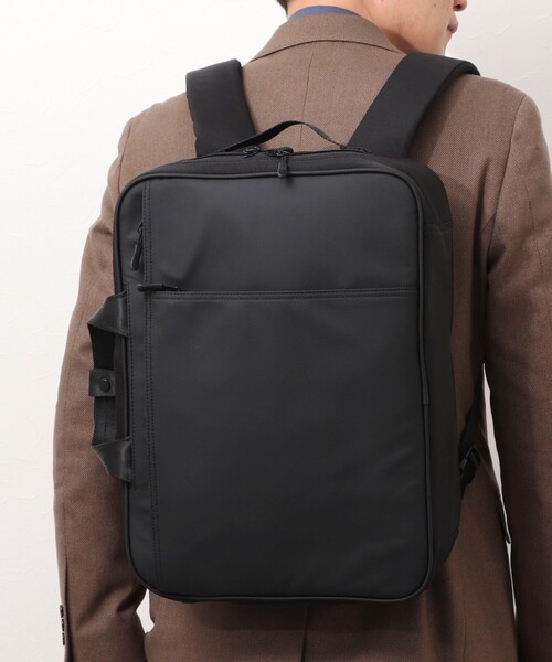 NOLLEY'S LIGHT(ノーリーズライト)の「≪ビジカジ対応≫2WAY FUNCTIONAL BACKPACK(ビジネスバッグ・メンズ・ブラック・FREE)」の2枚目の写真
