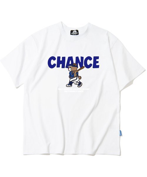 TRIPSHION(トリップション)の「BASEBALL BAEAR GRAPHIC Tシャツ - ホワイト(Tシャツ/カットソー・メンズ・その他・LARGE/MEDIUM/X-LARGE)」の1枚目の写真