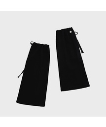PLASMASPHERE（プラズマスフィア）の「Mild String Ribbon Leg Warmers _Black（レッグウォーマー）」
