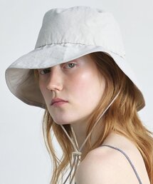 UNDERCONTROL STUDIO（アンダーコントロールスタジオ）の「FOLD BUCKET / LINEN  STRING / L GREY（ハット）」