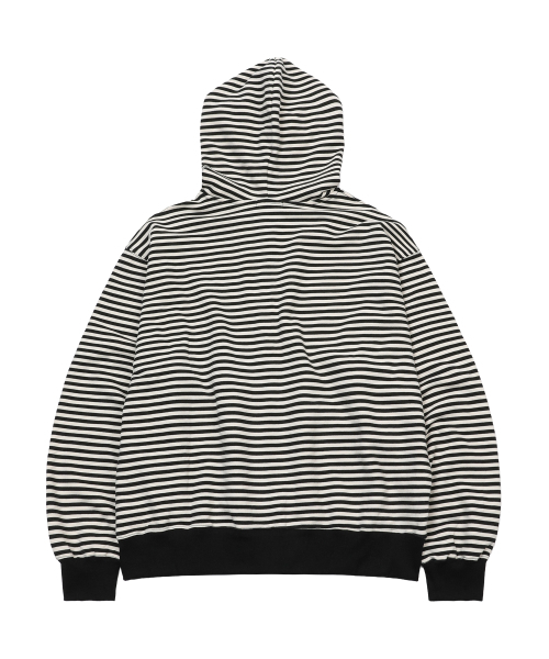 S'EST(エスイーエスティー)の「Stripe Logo Hoodie Zip Up Black(パーカー・メンズ・その他・MEDIUM/LARGE/SMALL)」の2枚目の写真