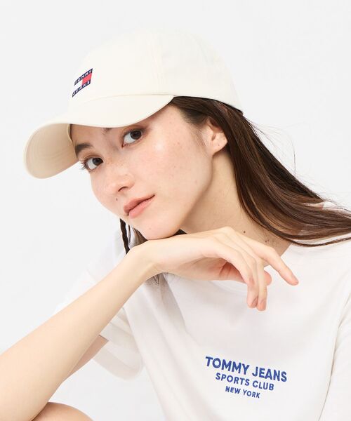 tommy jeans(トミー ジーンズ)の「【オンライン限定】ヘリテージコア フラッグロゴ 5パネルキャップ(キャップ・レディース・パープル/ホワイト・FREE)」の9枚目の写真
