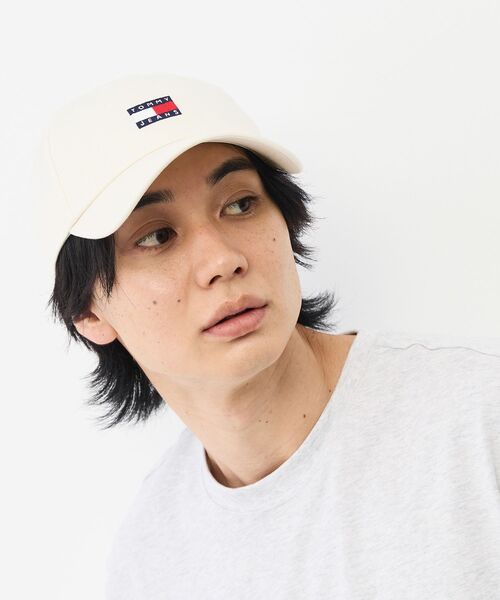 tommy jeans(トミー ジーンズ)の「【オンライン限定】ヘリテージコア フラッグロゴ 5パネルキャップ(キャップ・レディース・パープル/ホワイト・FREE)」の8枚目の写真