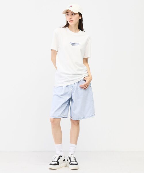 tommy jeans(トミー ジーンズ)の「【オンライン限定】ヘリテージコア フラッグロゴ 5パネルキャップ(キャップ・レディース・パープル/ホワイト・FREE)」の19枚目の写真