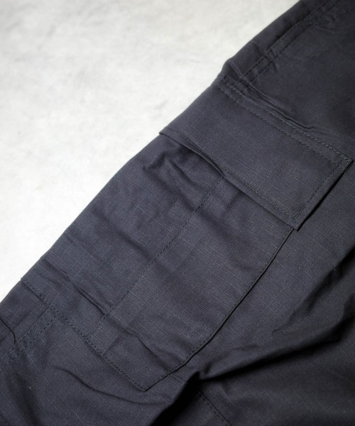 ROTHCO(ロスコ)の「《PH3》《ROTHCO/ロスコ》別注 Rip-Stop SHORT LENGTH BDU Pants 5923VS(カーゴパンツ・メンズ・ブラック・LARGE)」の3枚目の写真