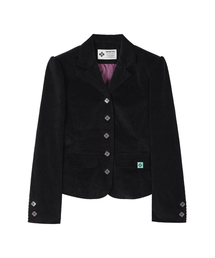 HERETIC（ヘレティック）の「BUTTON BACK CURVE CORDUROY JACKET / black（テーラードジャケット）」