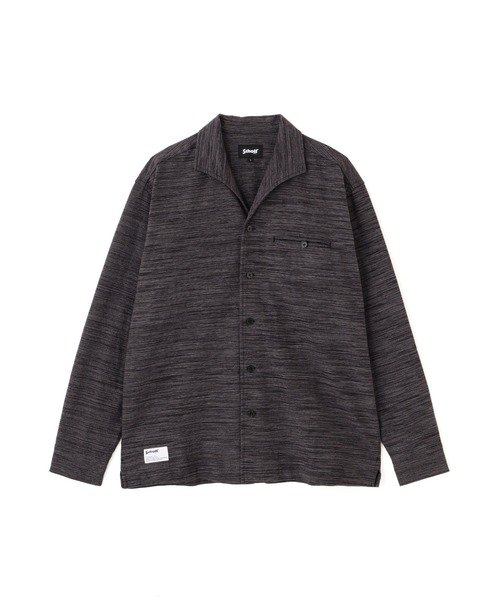 schott（ショット）の「Schott/ショット/MIX SHARK COLLAR SHIRT/ミックス シャークカラー シャツ（シャツ/ブラウス・メンズ・ブラウン/ブラック・2XL/XL/L/M）」の11枚目の写真
