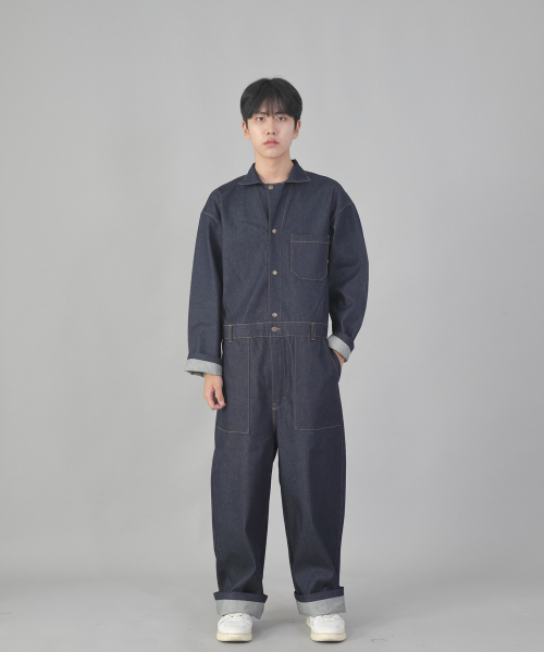 SAINTCREW（セントクルー）の「クラシックEXワイドジャンプスーツCWF-521インディゴデニム（つなぎ/オールインワン・メンズ・その他・MEDIUM/LARGE/X-LARGE）」の12枚目の写真