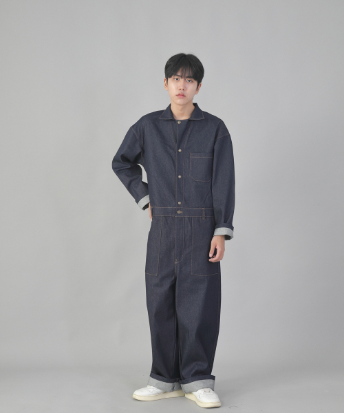 SAINTCREW（セントクルー）の「クラシックEXワイドジャンプスーツCWF-521インディゴデニム（つなぎ/オールインワン・メンズ・その他・MEDIUM/LARGE/X-LARGE）」の9枚目の写真