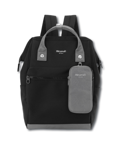 HIMAWARI(ヒマワリ)の「スマホ用バッグ & ノートPC用防水バックパック No.1027(バックパック/リュック・レディース・スカイブルー/ブラック/ベージュ/ブラウン/ピンク/ミント/カーキブラウン/ラベンダー/ブラック×レッド/ピンク系/ネイビー系/ブラウン×イエロー/ネイビー/ブラック×グレー/レッド系・FREE)」の18枚目の写真