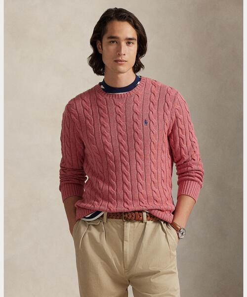 Polo Ralph Lauren ケーブルニットコットンセーター XS ケーブルニット コットン セーター（ニット/セーター）｜POLO RALPH