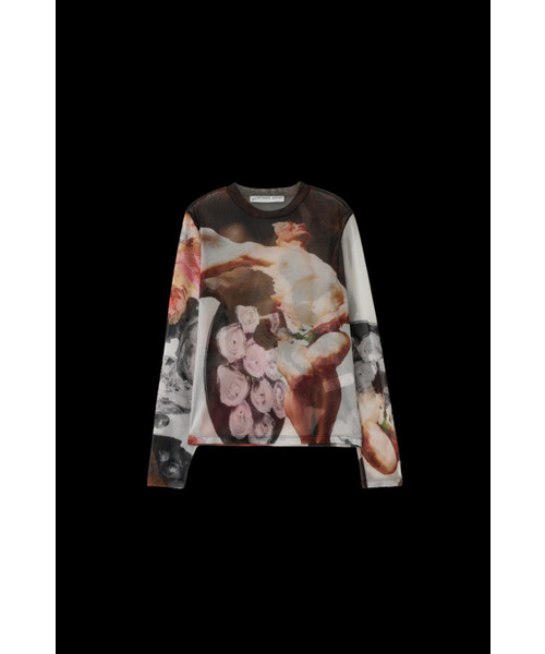 ACCEPTANCELETTERSTUDIO(アクセプタンス レター スタジオ)の「スヌーズ&サンメッシュトップ(Tシャツ/カットソー・レディース・その他・S/M/M/L)」の1枚目の写真