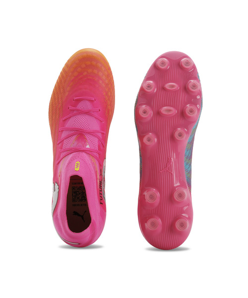 PUMA（プーマ）の「PUMA プーマ メンズ フューチャー 9 プロ HG/AG サッカースパイク（スニーカー・メンズ・クリアレッド/ホワイト/ブルー系その他/ピンク系その他・25.5cm/25.0cm/26.5cm/28.0cm/27.5cm/27.0cm/26.0cm）」の22枚目の写真
