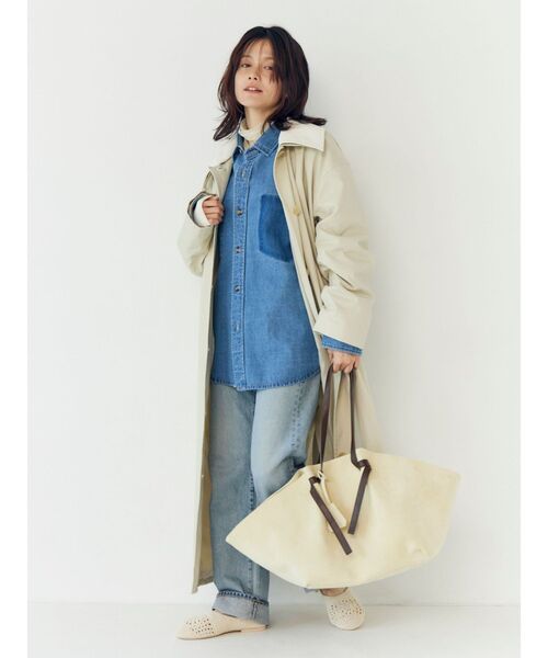 Ungrid（アングリッド）の「スウェードビッグトートバッグ（トートバッグ・レディース・ブラウン/ブラック・FREE）」の7枚目の写真