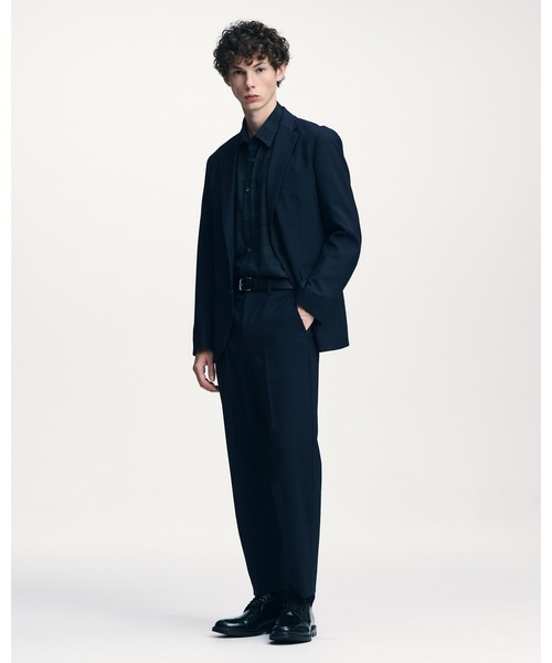 SOPHNET.（ソフネット）の「WOOL TROPICAL SHIRRING SLIM-FIT SLACKS