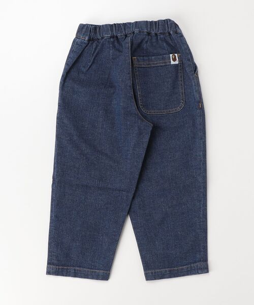 A BATHING APE（アベイシングエイプ）の「SHARK 10 OZ DENIM PANTS（デニムパンツ・キッズ・インディゴブルー・110/120/140/100）」の4枚目の写真