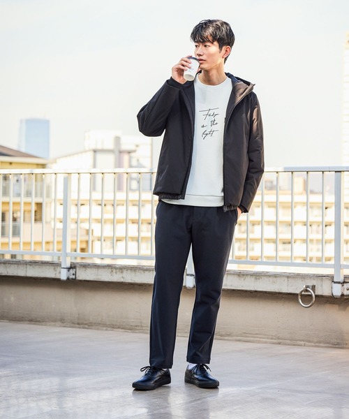 GLOBAL WORK（グローバルワーク）の「防風ストレッチジャージーパンツ/622580（スウェットパンツ・メンズ・ブラック/ネイビー・MEDIUM/SMALL/LARGE）」の10枚目の写真