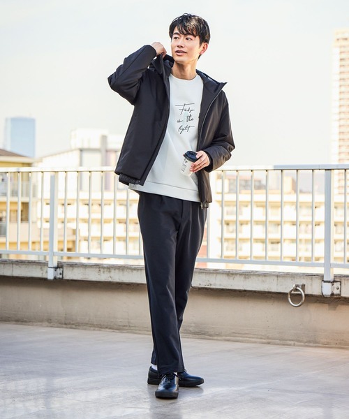 GLOBAL WORK（グローバルワーク）の「防風ストレッチジャージーパンツ/622580（スウェットパンツ・メンズ・ブラック/ネイビー・MEDIUM/SMALL/LARGE）」の11枚目の写真